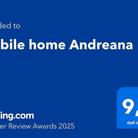 Mobile Home Andreana Jezera Eksteriør bilde